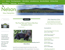 Tablet Screenshot of history.townofnelson.com